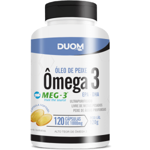Ômega 3 1000mg - Óleo de Peixe 120 cápsulas